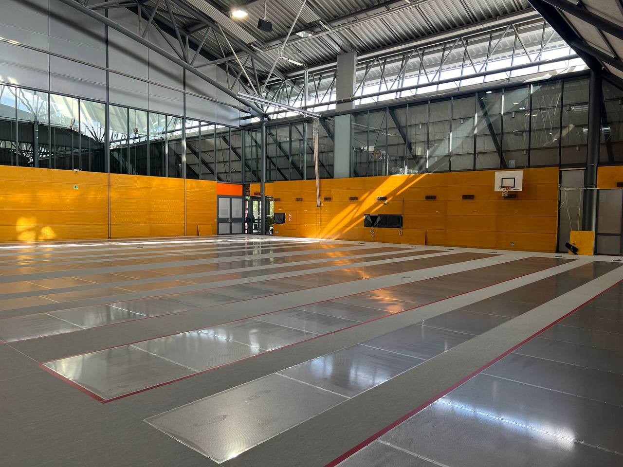 die neue Fechthalle 2